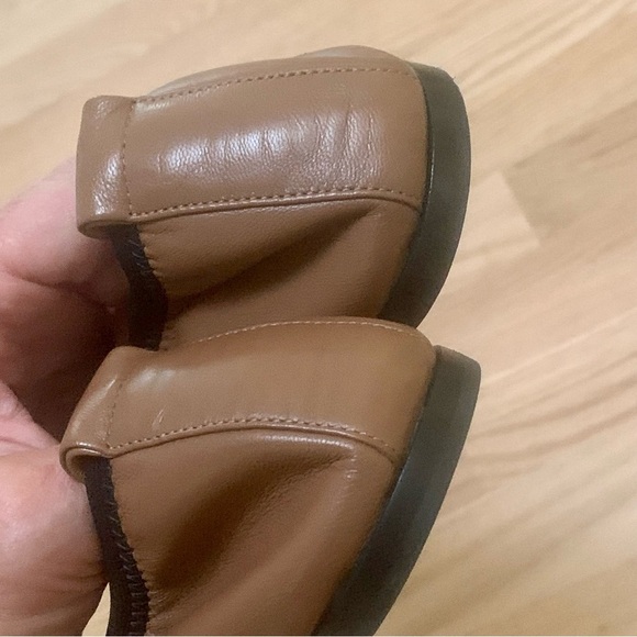 NIB PROENZA SCHOULER Kristie Ballet Flat Brown Square Toe Minimalist Neutral 41 - Picture 13 of 16